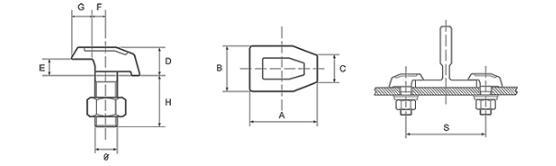 Клипсы для направляющих лифта